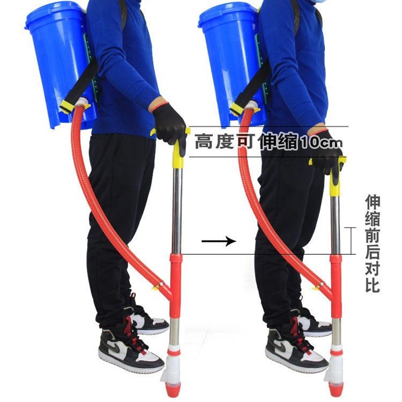 农用玉米施肥神器点肥器追u肥全自动揹负式多功能手动撒肥机下化