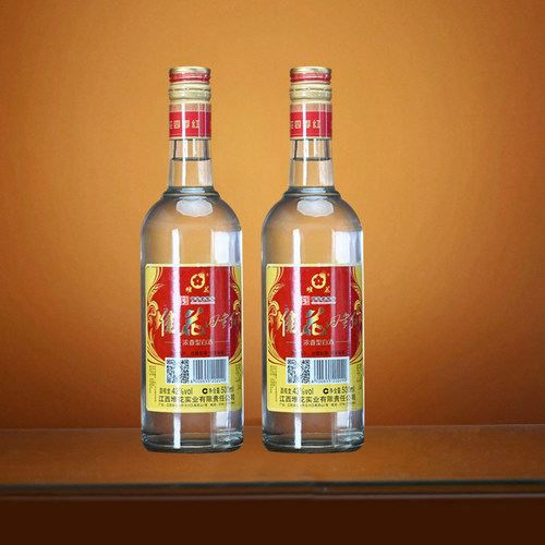 堆花四季红浓香型白酒42度500ml
