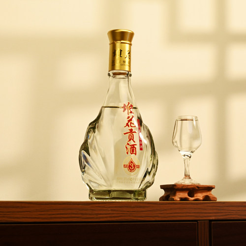 堆花柔和3浓酱兼香白酒36度460ml