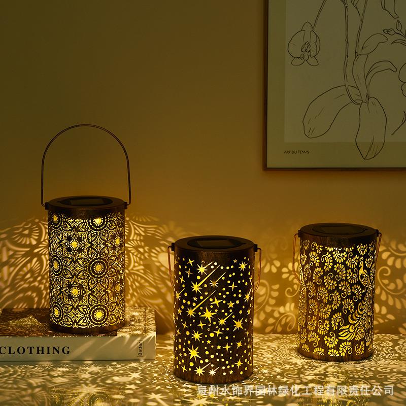 太阳能灯户外庭院灯装饰氛围灯花园别墅草坪灯照明光影投射景观灯