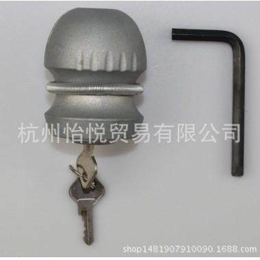 拖车配件 拖车锁 连接器锁 猫头鹰锁 圆头锁 50MM拖车头叉车