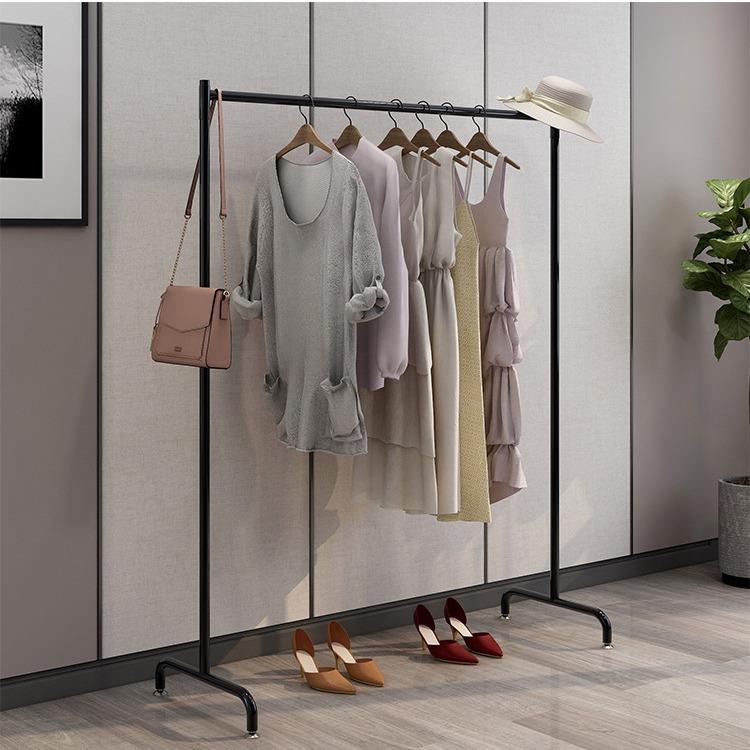 铁艺简易服装店展示架挂衣架子正挂落地式侧挂衣服货架男女服装架