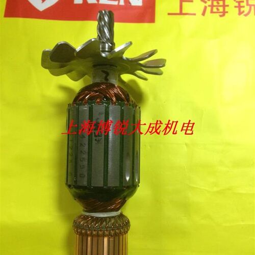 锐奇KEN型材切割机 7615B 7514A 转子355钢材切割机转子定子配件