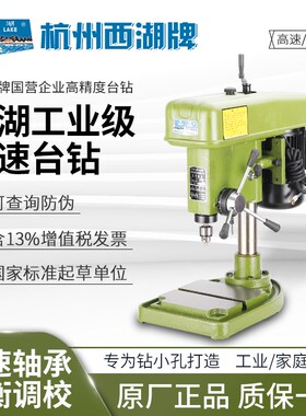 杭州西湖高速台钻高精度台式钻床小型无极变速钻ZWG-4 Z406B Z403