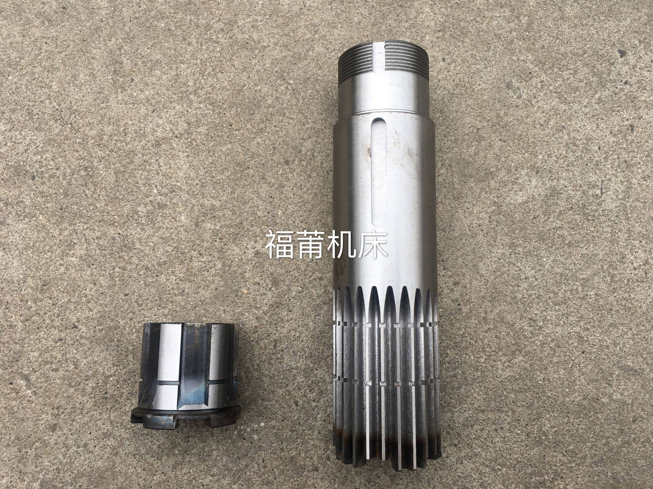 台湾6号炮塔铣床配件 铣床结合齿 离合器 齿轮内花键轴