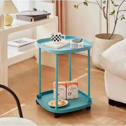 9U麻将桌茶几茶水架棋牌室可移动小型迷你塑料茶几极简沙发边