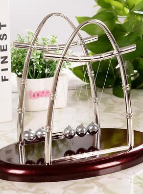 秋千组装创新牛顿摆 大中小三款帆形牛顿球能量守恒家居礼品摆件