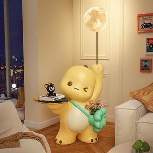 卡通龙落地灯摆件大型客厅沙发边电视柜卡通家居装 饰乔迁新居礼品