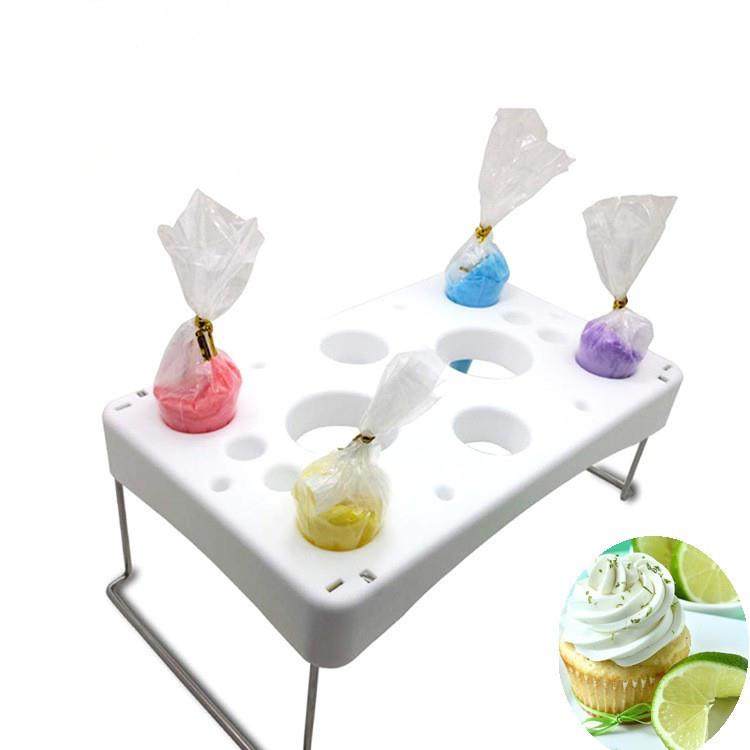 烘焙工具蛋糕裱花袋放置架DIY模具奶油嘴袋摆放架