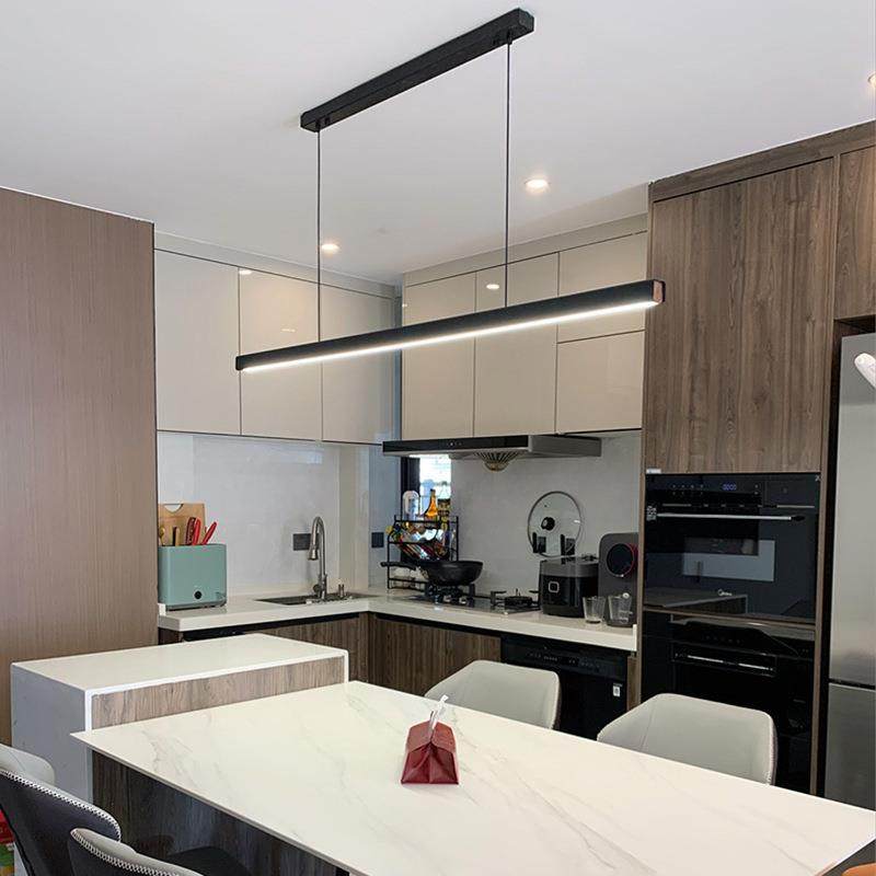 餐厅吊灯现代简约北欧极简餐桌吧台办公室led一字长条设计师灯具,家装灯饰光源,智能吊灯,淘宝优惠券,粉丝福利购,淘宝优惠卷