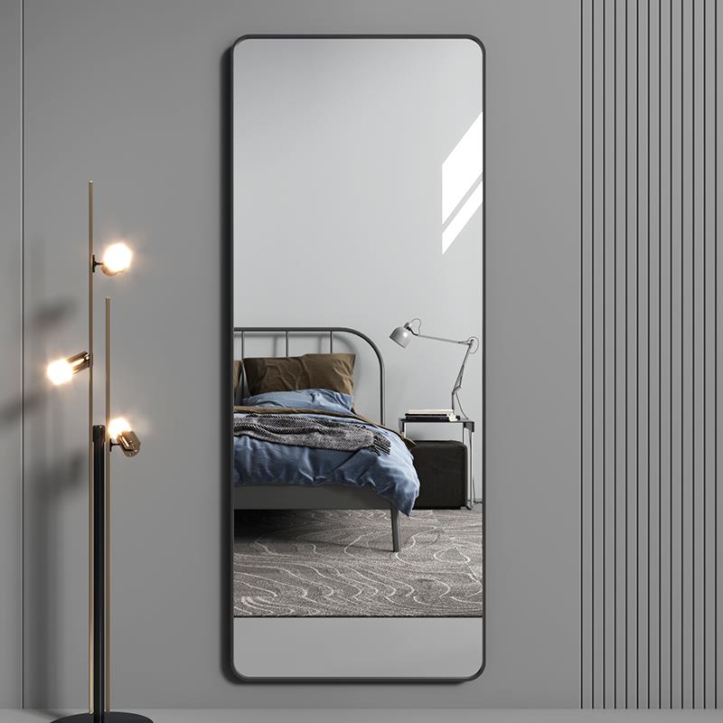 全身镜子贴墙自粘家用壁挂试衣穿衣镜女生卧室门口挂墙等身镜王金