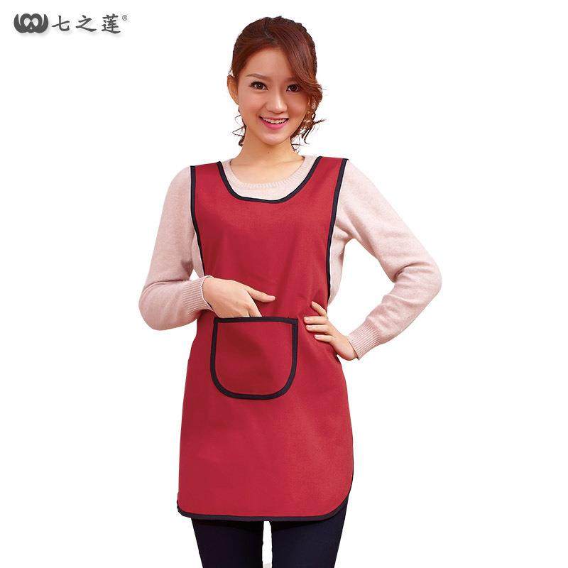 韩版时尚围裙家居厨房家用无袖做饭家务餐饮上班防污耐脏工作服,家庭/个人清洁工具,围裙套装,淘宝优惠券,粉丝福利购,淘宝优惠卷