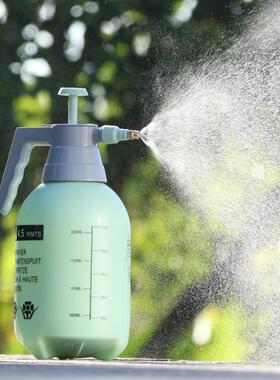 园艺2L喷水壶奶绿色小型喷雾器家用浇花壶气压式喷壶洒水壶浇水壶