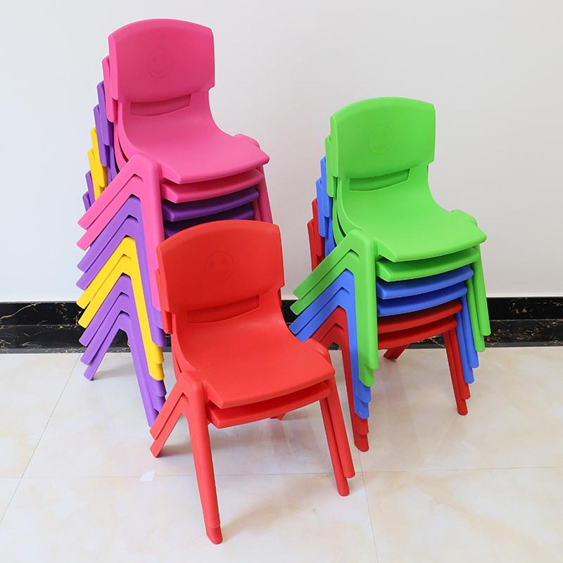 幼儿园椅子儿童靠背课桌椅加厚塑料宝宝凳子家用学生写字椅