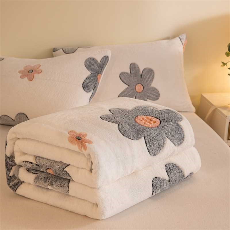 夏季法兰绒毯珊瑚k床单毛毯子空调床毯春秋薄款床上用铺床毛巾被