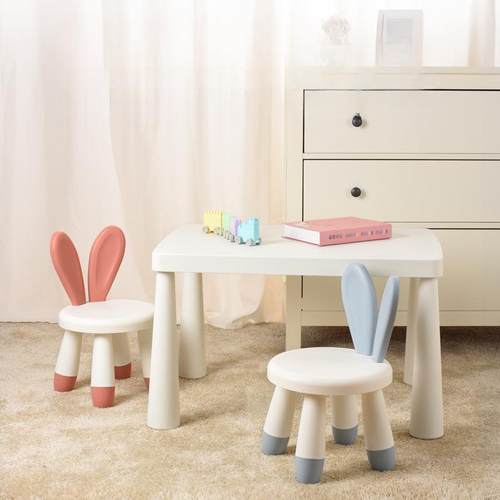 幼儿园桌椅儿童桌子套装宝宝玩具桌塑料学习书桌小兔椅子何之章