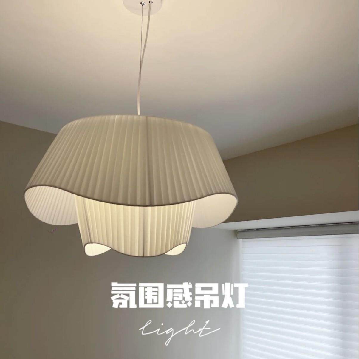 法式中古缎面吊灯现代简约创意设计客厅吊灯北欧布艺卧室餐厅灯具,家装灯饰光源,智能吊灯,淘宝优惠券,粉丝福利购,淘宝优惠卷