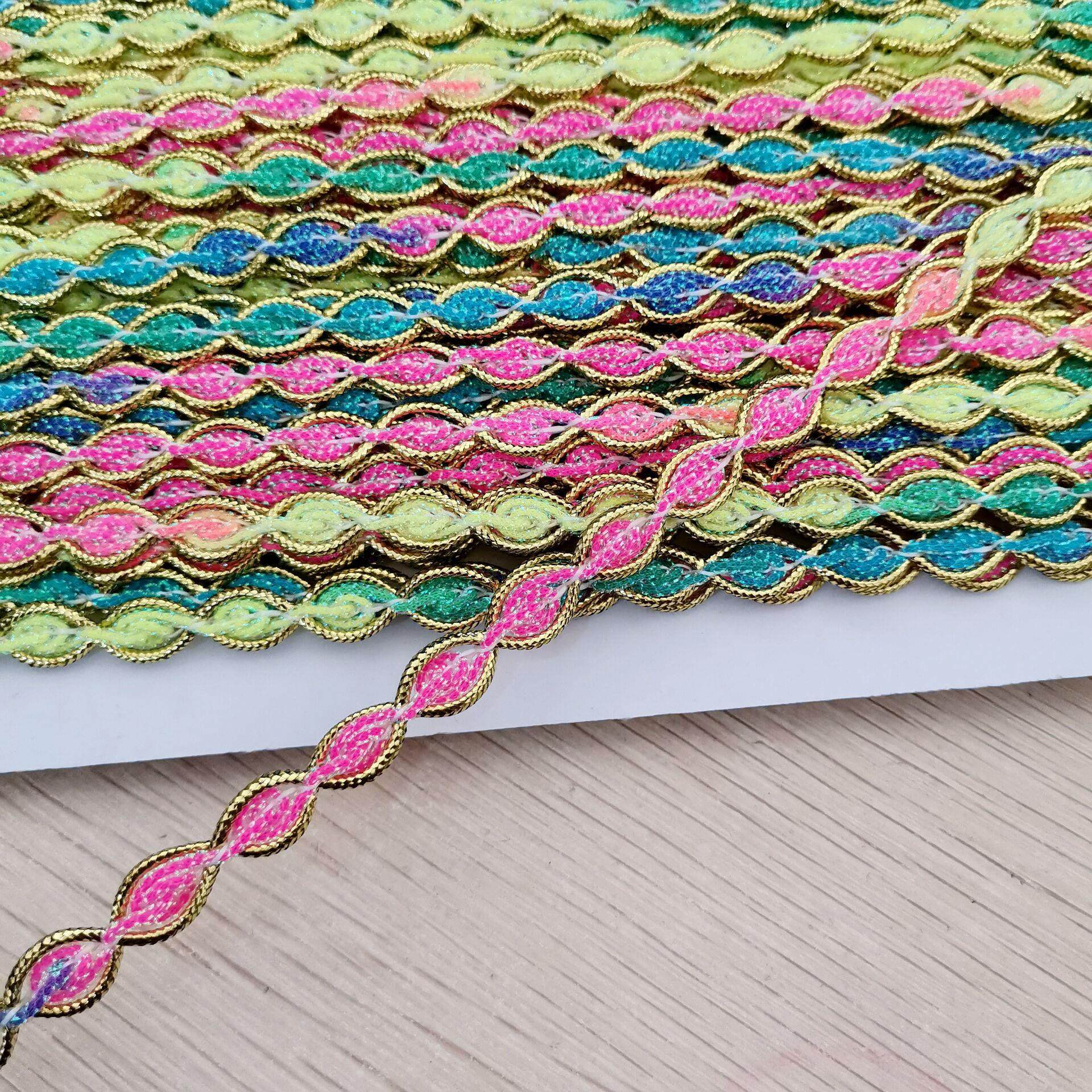 戏曲头饰金银八字8字圆民族风波浪花边 服装辅料 S形彩色织带,居家布艺,花边,淘宝优惠券,粉丝福利购,淘宝优惠卷