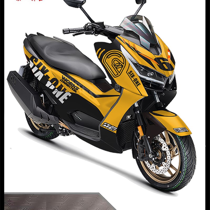 适用升仕368D贴l花改装贴纸全车加厚水晶膜版画车身贴车衣车膜贴