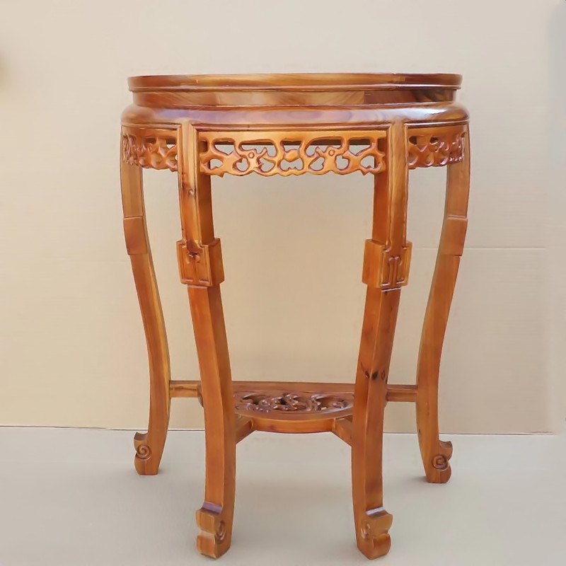 中式实木半圆桌子 老榆木玄关桌子实木J玄关台古典半圆艺术端景台