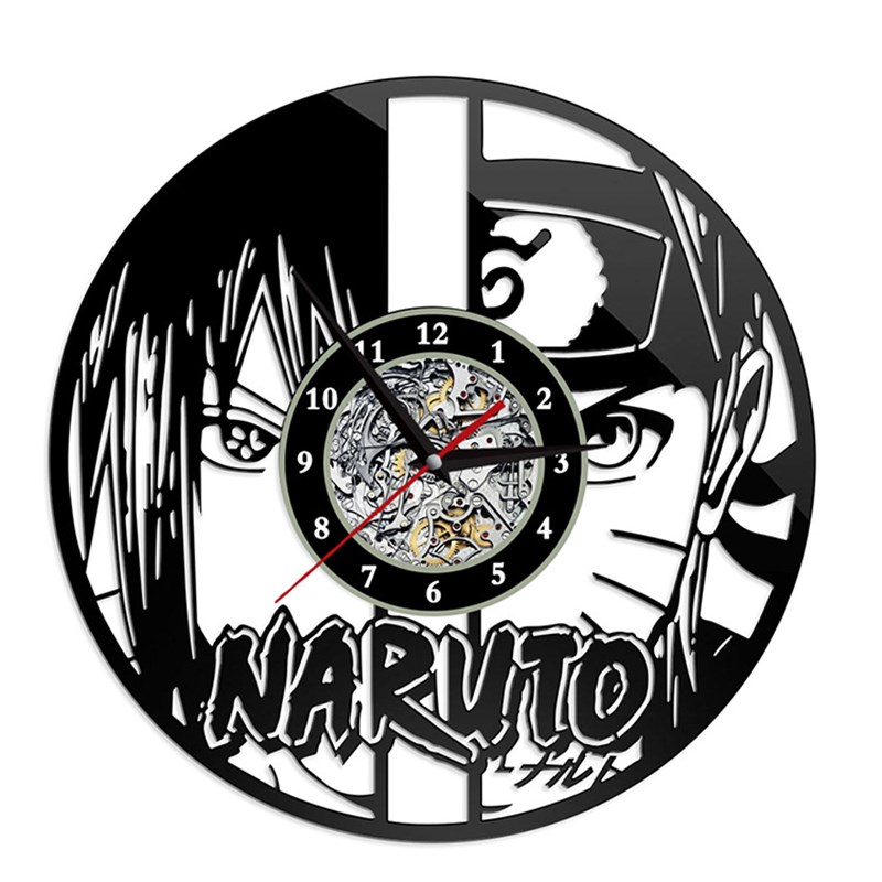 火影鸣人佐助动漫挂画影视u挂钟表装饰品工艺品游戏周边产品动漫