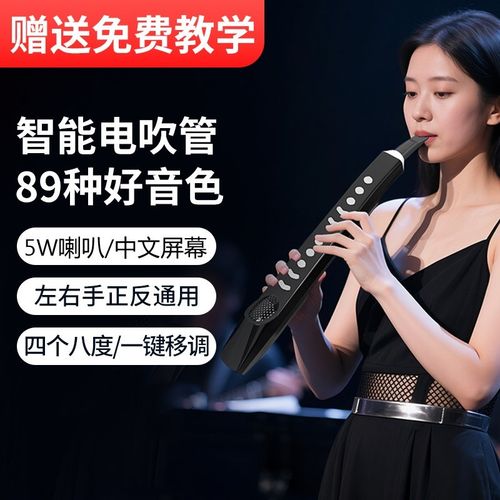 2025新款e中文屏dc01萨克斯唢呐笛子葫芦丝中老年初学89音色电吹