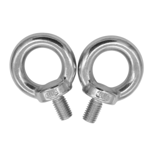 304不锈钢吊环螺丝螺母 M36 环形螺帽船用吊环螺丝承重螺母M3