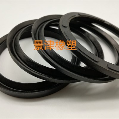 VES组合密封圈V型橡胶夹布组合油封油缸轴用套装件75*95/80*95环