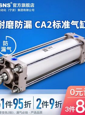 TWSNS台氣山耐斯铁制标准气缸CA2缸径320行程25x50x100x500x1000