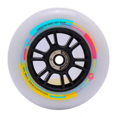 新款CF双硬度高弹高弹耐磨90MM100MM110MM速滑轮送轴承马拉松竞速