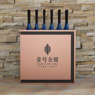 雨伞架商用售楼部高档伞架酒店大堂雨伞放置架logo定制迎宾部创意