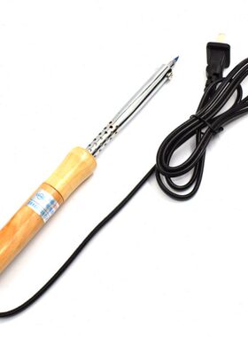 焊宝久富工业电烙铁 HB-520S高温型外热式木柄电烙铁 60W长寿烙铁