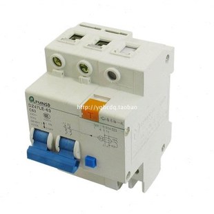 梅尼诗德漏电断路器DZ47LE-63/2P 16A 32A 40A 50A 63A漏电保护器