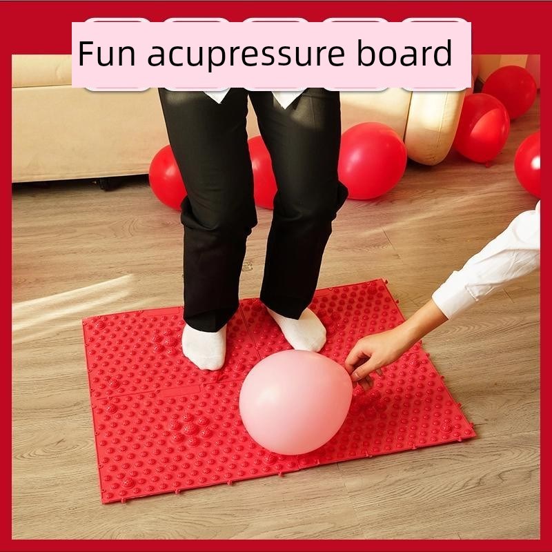 指压板踩气球结婚接游戏堵门道具跳E绳整蛊新伴郎拦门创意俯卧撑