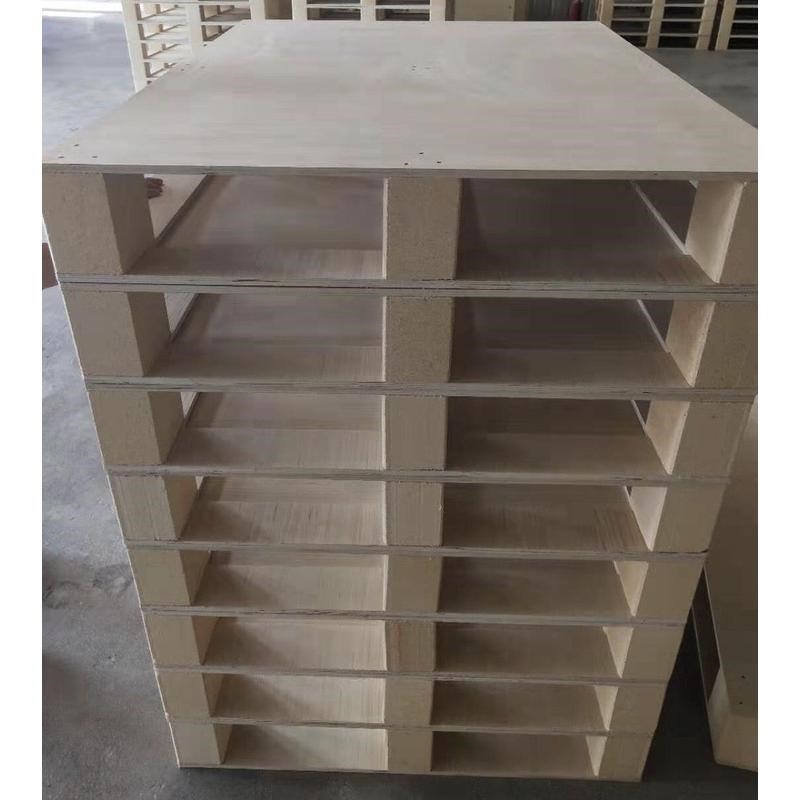 叉车实木托盘免熏蒸胶板铲板物流仓库垫板防潮Z仓储垫板装