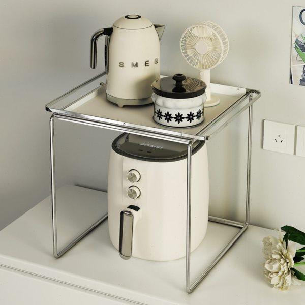 鑫润通厨房置物架家用微波炉烤箱架子双层台面桌面电饭锅收纳支架,厨房/烹饪用具,微波炉置物架,淘宝优惠券,粉丝福利购,淘宝优惠卷