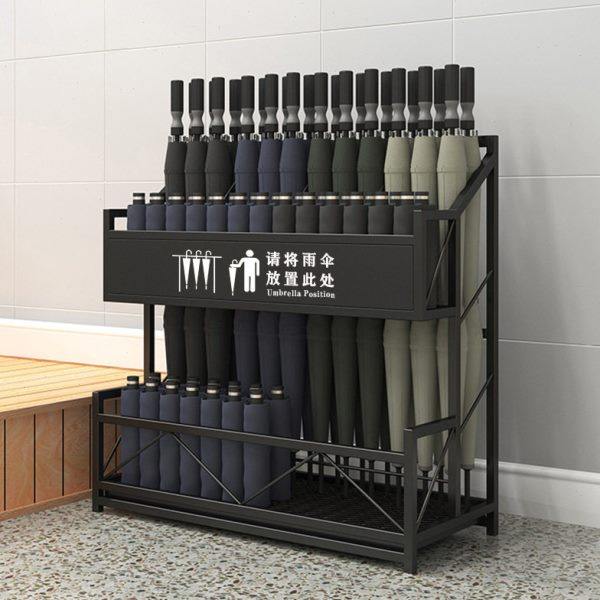 酒店大堂学校教室门口雨伞架创意铁艺落地式收纳架沥水雨伞置物架,收纳整理,书桌收纳置物架,淘宝优惠券,粉丝福利购,淘宝优惠卷