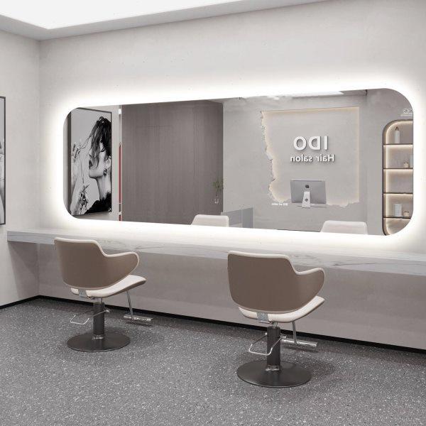 横挂理发店镜子发廊壁挂剪发大通镜影楼化妆镜带灯网红美发店镜台,商业/办公家具,理发镜台,淘宝优惠券,粉丝福利购,淘宝优惠卷