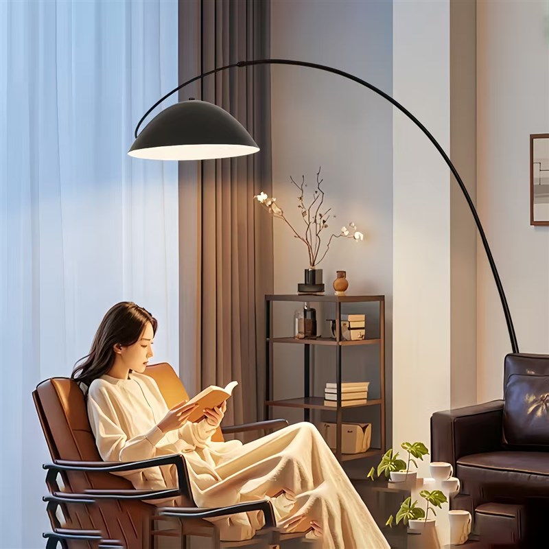 出口钓鱼c灯落地灯新款现代简约轻奢客厅卧室沙发边立式台灯氛围