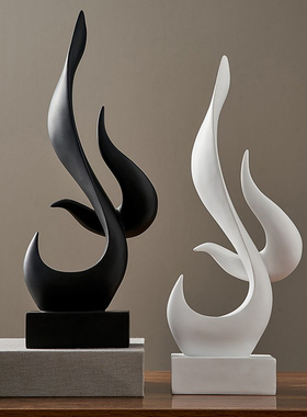 风生水起轻奢高档摆件酒柜客厅玄关家H居创意装饰品办公室桌面摆