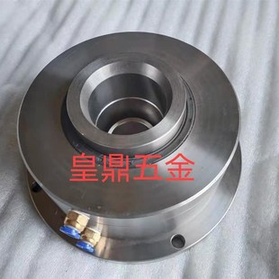 0640气动夹头座CNC夹具台钻攻丝夹头座立式 中空数控夹头座快速640