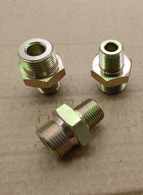 外丝M22*1.5组-转外丝Zg3/8大对边27扳手铁材料外表镀锌2203