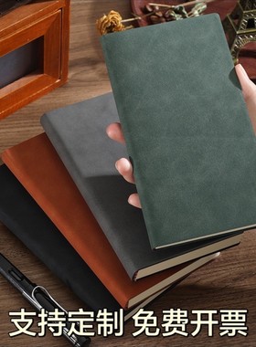 A6随身笔记本小本子口袋本商务便携记录本日记本工作商务会议64K本子简约记事本羊巴软皮a6手账本可定制logo
