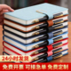 A5笔记本本子记事本搭扣带笔插加厚皮面硬壳商务高档会议工作记录本32k公司办公笔记本简约内页可定制印logo