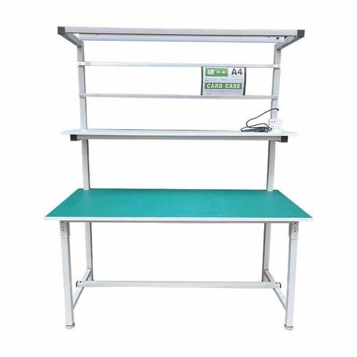 热销防静电工作台单面带灯工厂流水线打包台无尘S车间操作台实验