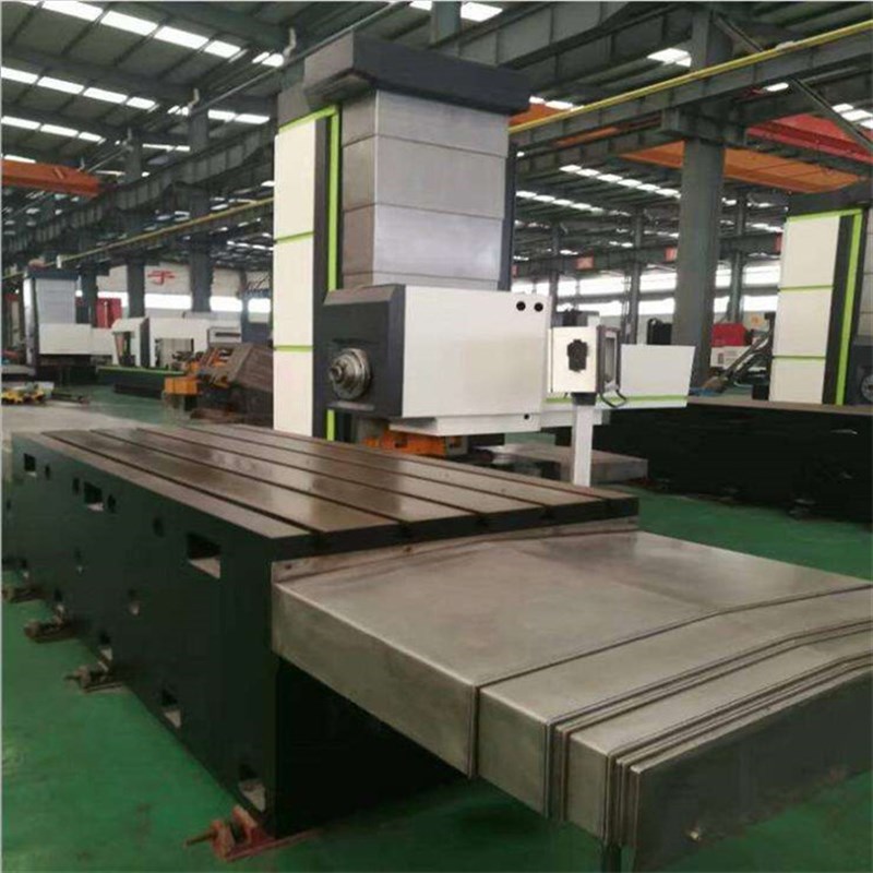 中捷镗床TPX611n1导轨X轴左右伸缩式不锈钢钣金钢板防护罩前后护