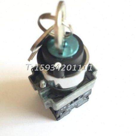 两位钥匙选择开关XB2BG21C（ZB2BG2C+ZB2BE101C）触点一常开