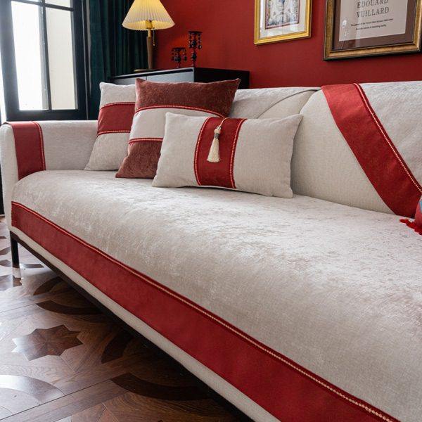 【唯蒂妮】喜庆红色过年沙发垫四季通用防滑坐垫子婚房套罩盖布巾,居家布艺,沙发垫,淘宝优惠券,粉丝福利购,淘宝优惠卷