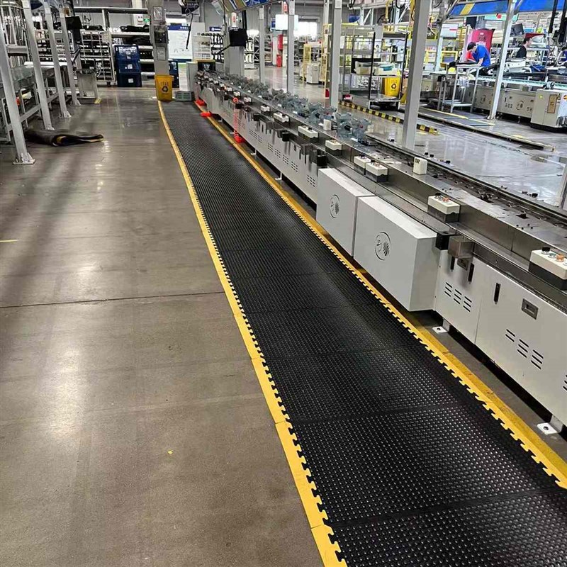 工业防静电耐油耐磨防滑抗疲劳可拼接组合橡胶球形地.垫永不塌陷