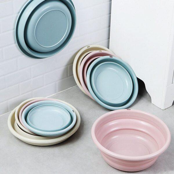 可折叠水桶带盖车载洗车车用美术便携式户外钓鱼旅行储水家用打水